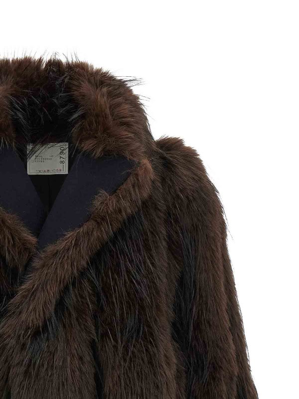 The Best Shops Sacai: カジュアルジャケット - カジュアルジャケット - ブラウン