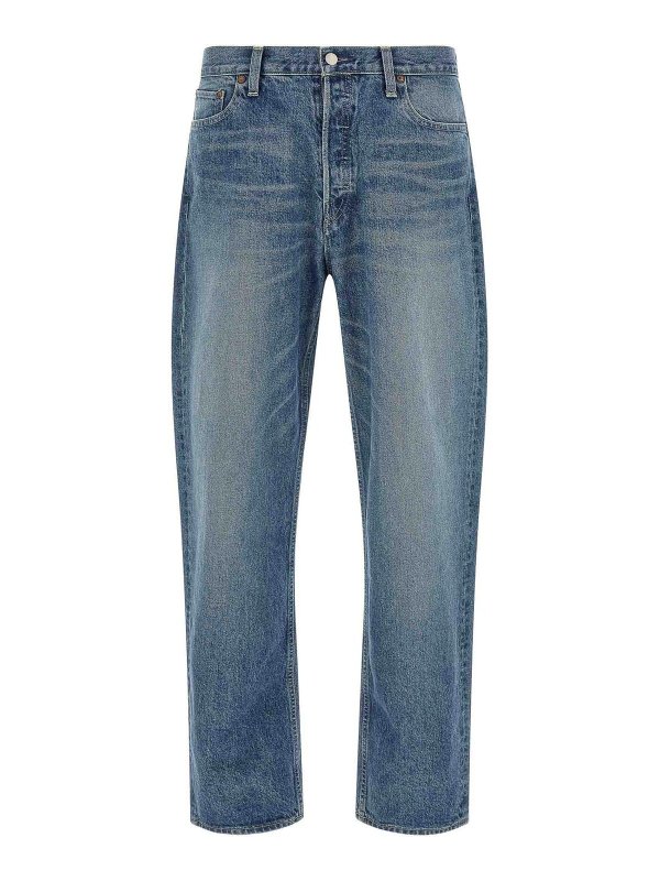 SSSTEIN: straight leg jeans - Cotton Jeans