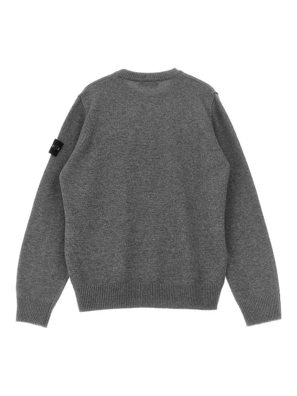 Stone Island Junior: クルーネック online - クルーネック - グレー
