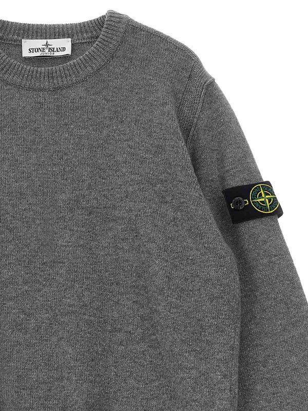 The Best Shops Stone Island Junior: クルーネック - クルーネック - グレー