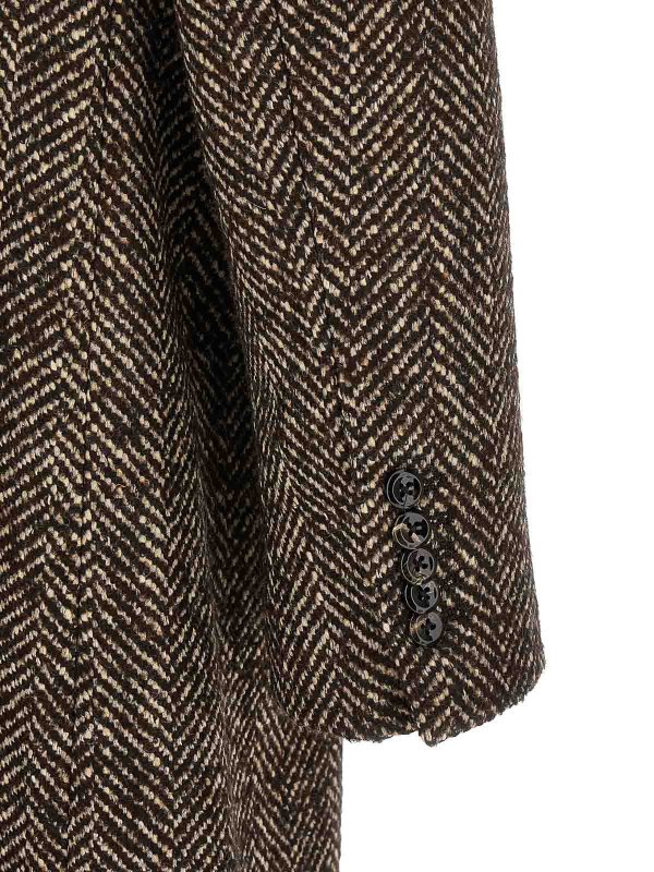 トレンチコート - ブラウン shop online: TAGLIATORE