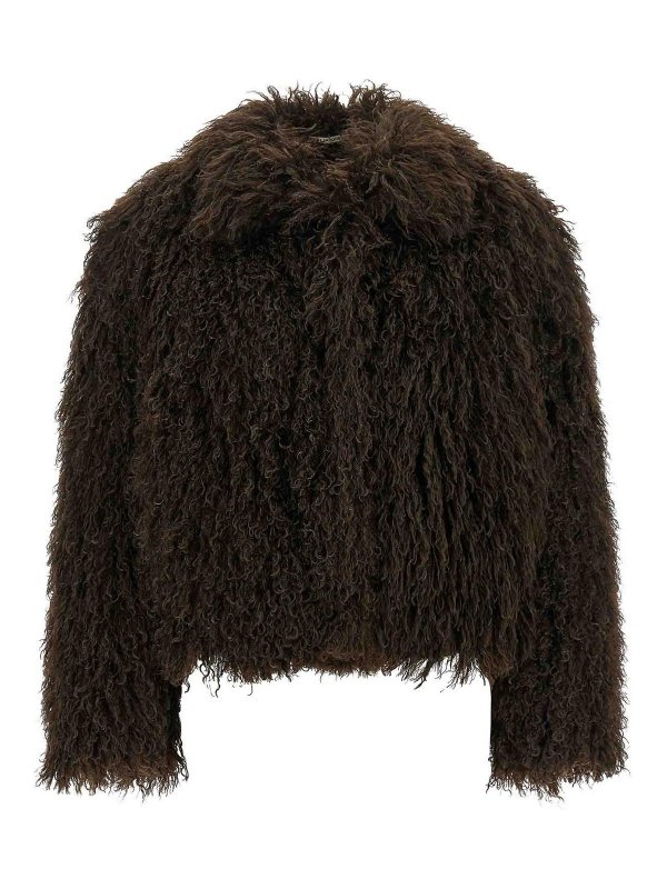 TAGLIATORE: Pelz und Shearling - Pelz - Braun