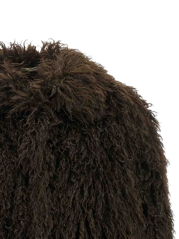 The Best Shops TAGLIATORE: Pelz und Shearling - Pelz - Braun