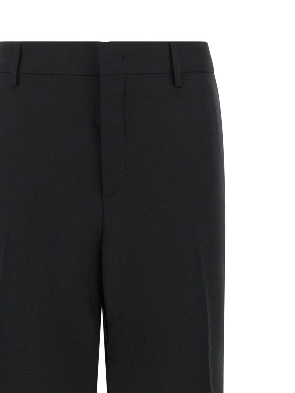 The Best Shops TAGLIATORE: テーラードトラウザー - テーラードパンツ - 黒