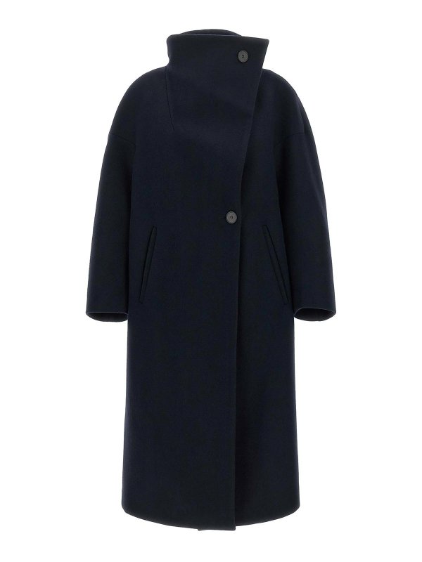 TELA: Mäntel - Rollkragenpullover - Blau