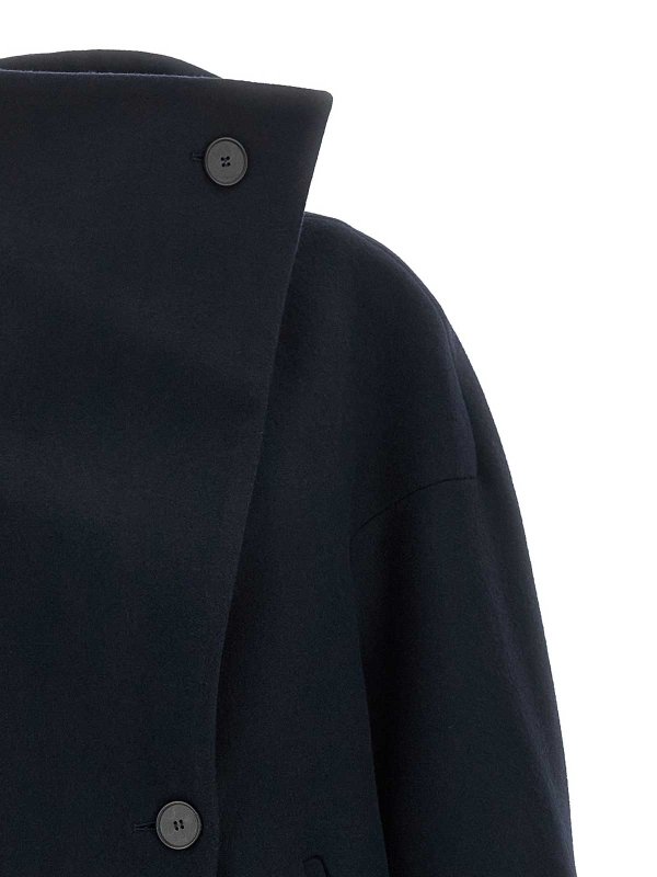 The Best Shops TELA: Mäntel - Rollkragenpullover - Blau