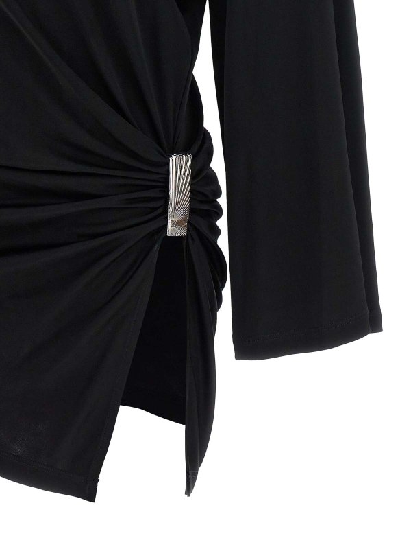 ショートドレス - 黒 shop online: The Attico