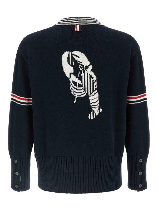 THOM BROWNE: Cárdigans online - Cárdigan - Azul