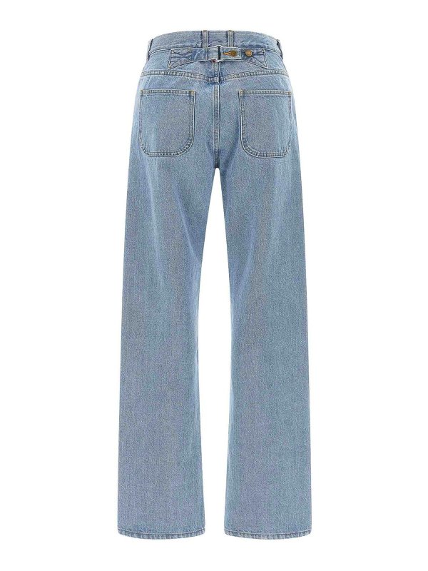 THOM BROWNE: ストレートジーンズ online - ストレートジーンズ - ライトブルー