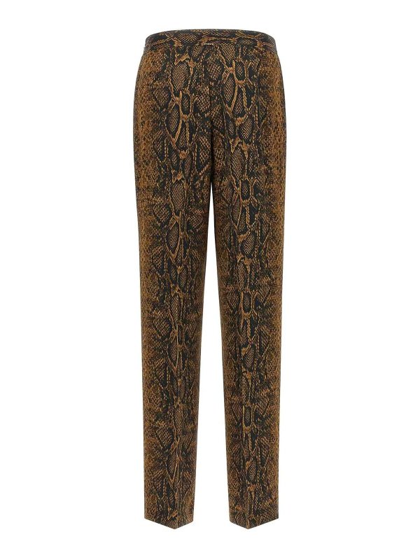 TWINSET: casual trousers online - Python Print Pants