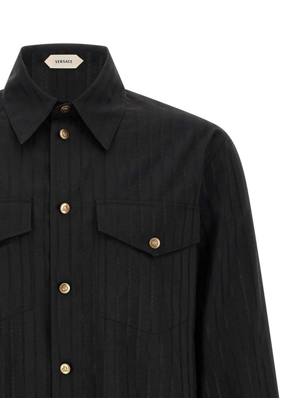 The Best Shops VERSACE: シャツ - シャツ - 黒