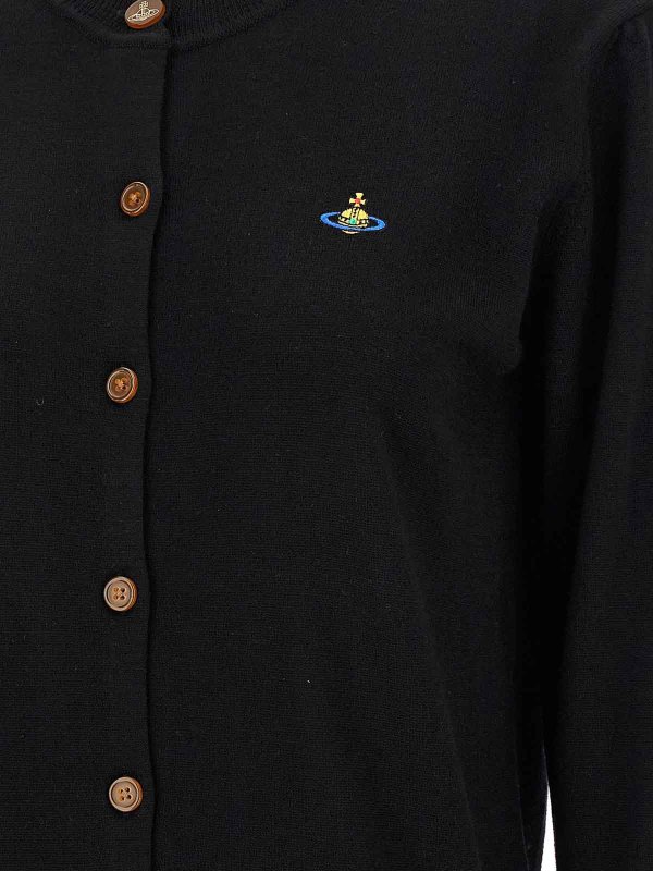 カーディガン - 黒 shop online: VIVIENNE WESTWOOD
