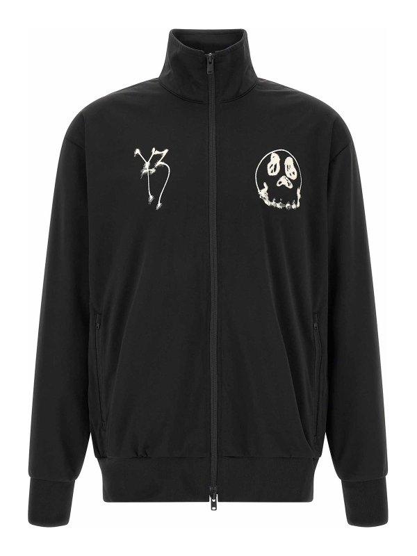 Y-3: Sweatshirts und Pullover - Sweatshirt - Schwarz
