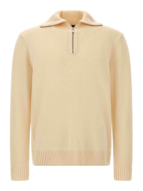 ZANONE: Turtlenecks & Polo necks - Half Zip Sweater