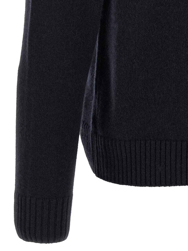 Pull Col Roulé - Bleu shop online: ZANONE