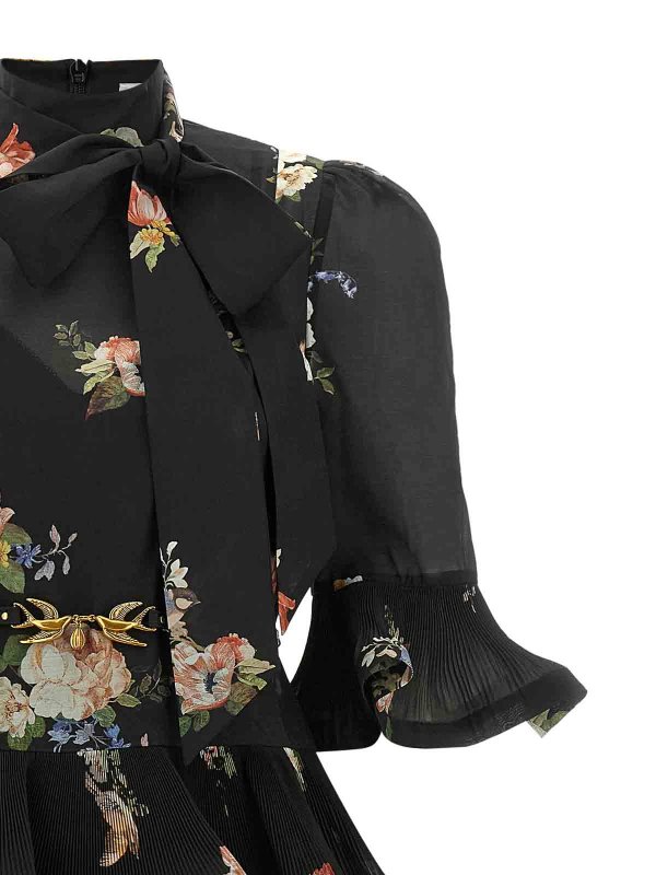 The Best Shops ZIMMERMANN: ニーレングスドレス - 膝丈ドレス - 黒