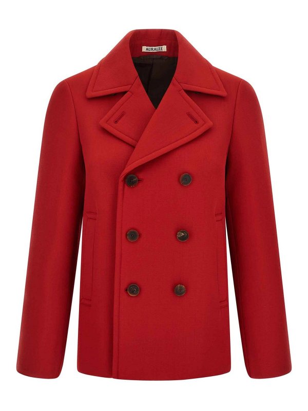 AURALEE: trench coats - Wool Coat