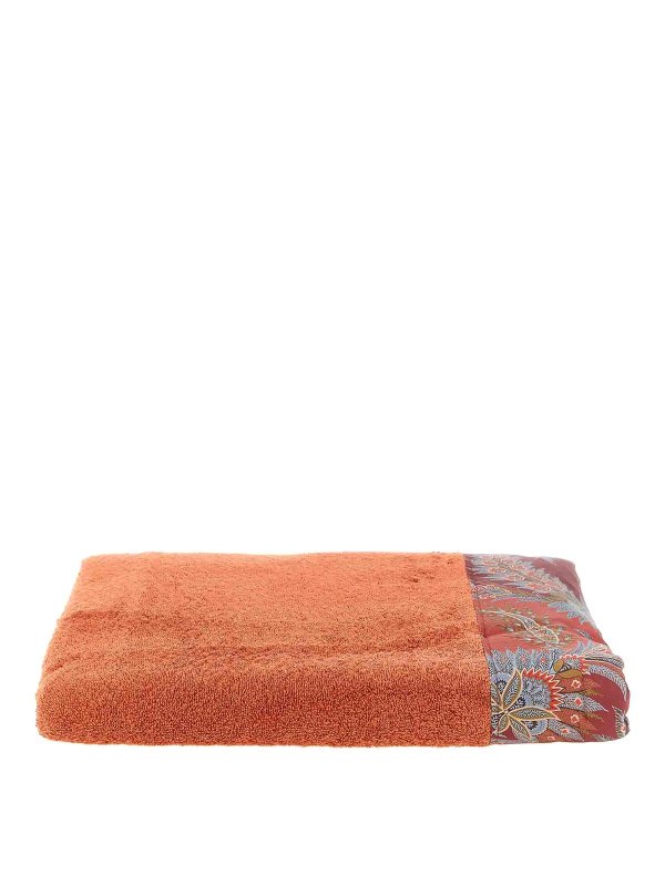 ETRO: Couvertures & Plaids - Couverture - Orange