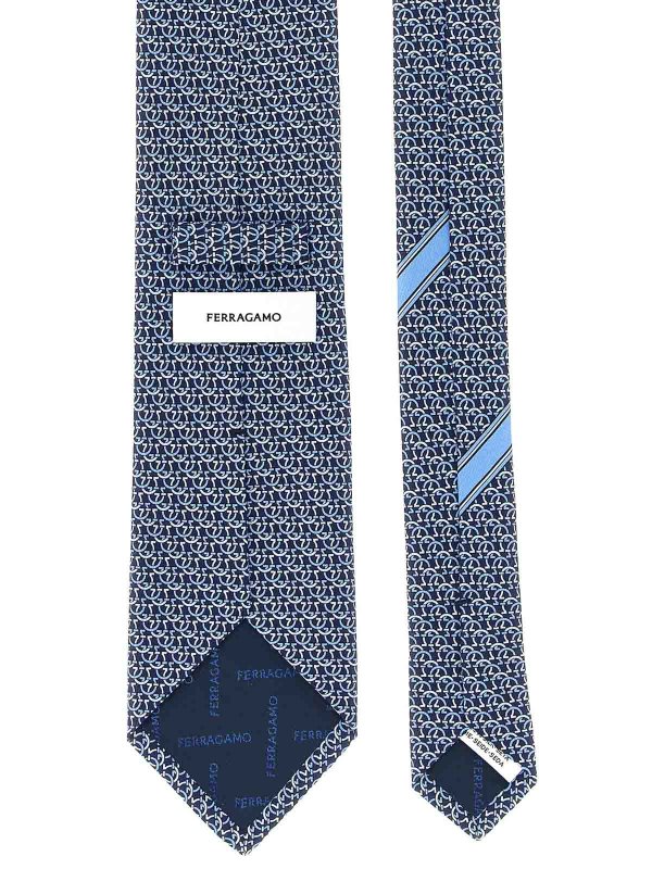 SALVATORE FERRAGAMO: Krawatten und Fliegen online - Krawatte - Hellblau