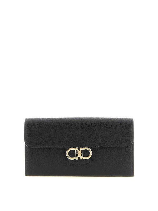 SALVATORE FERRAGAMO: 財布＆ポーチ - 財布 - 黒