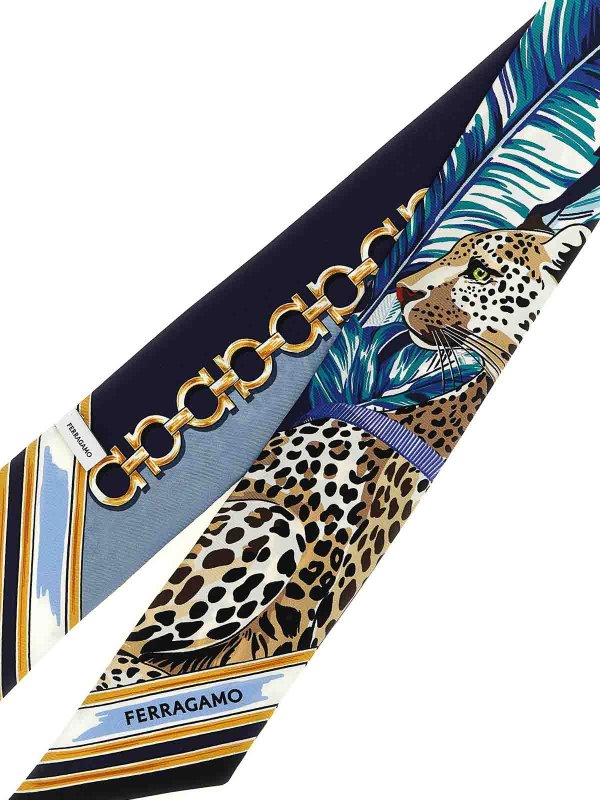 The Best Shops SALVATORE FERRAGAMO: スカーフ - スカーフ - ブルー