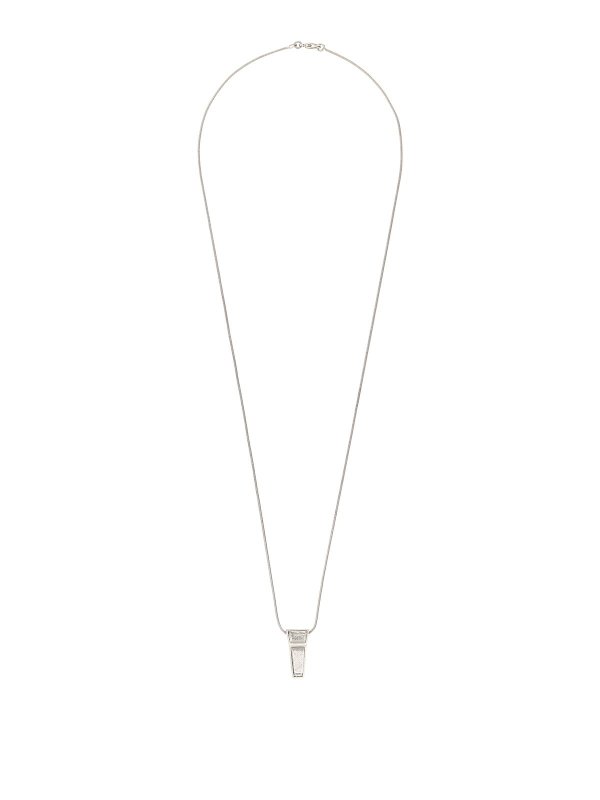 RICK OWENS: ネックレス - ネックレス/チョーカー - 銀