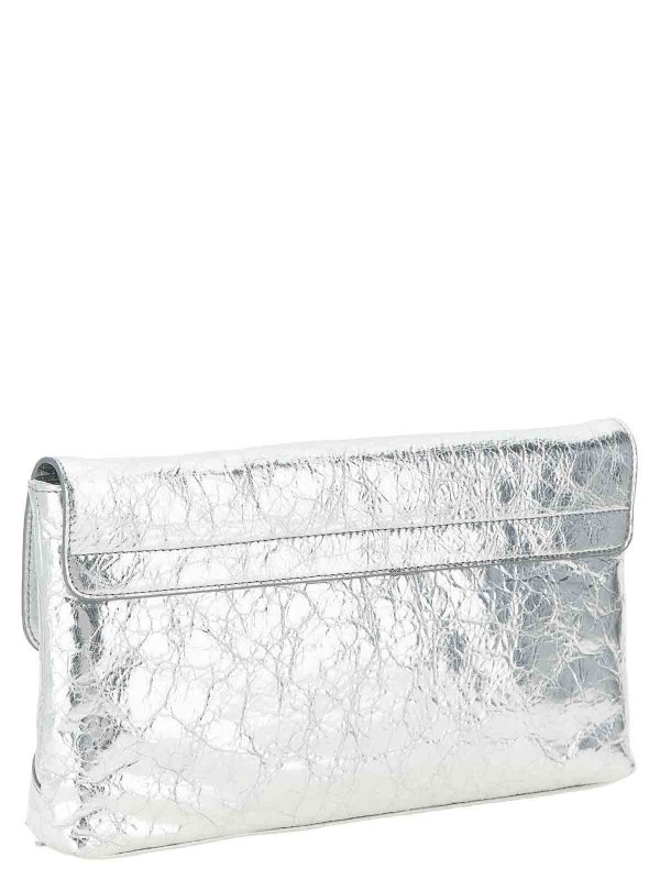 BALENCIAGA: クラッチバッグ online - クラッチバッグ - 銀