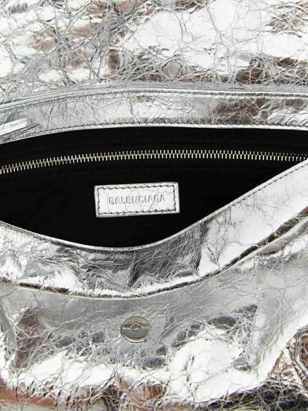 クラッチバッグ - 銀 shop online: BALENCIAGA