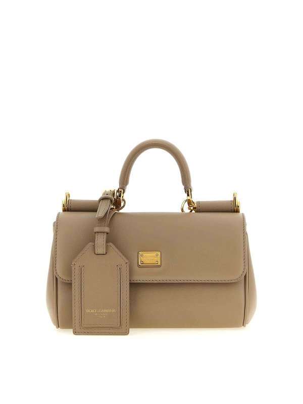 DOLCE & GABBANA: Handtaschen - Shopper - Beige
