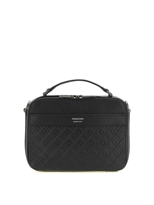 SALVATORE FERRAGAMO: クロスボディバッグ - クロスボディバッグ - 黒
