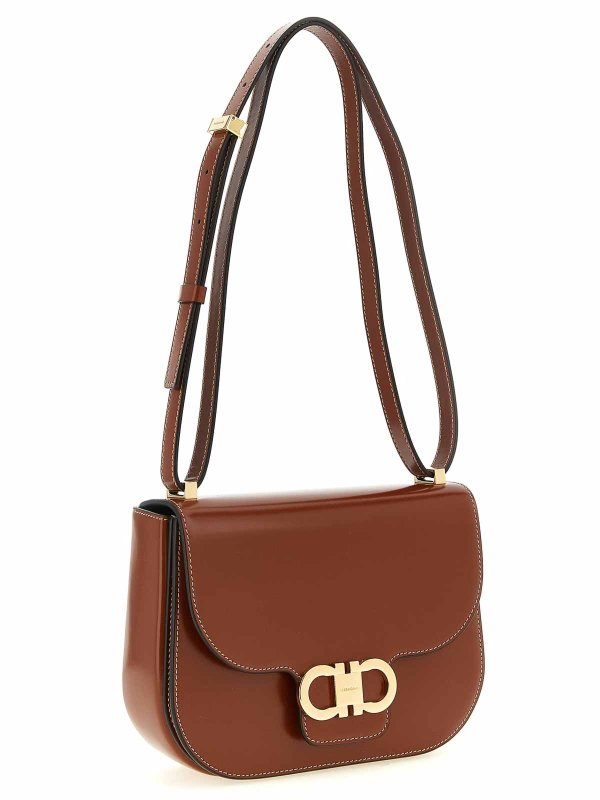 The Best Shops SALVATORE FERRAGAMO: ショルダーバッグ - ショルダーバッグ - ブラウン