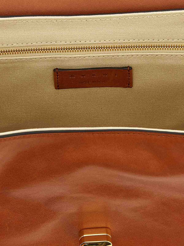 ショルダーバッグ - ブラウン shop online: Marni