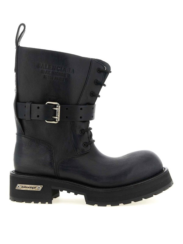 BALENCIAGA: ブーツ - ブーツ - 黒