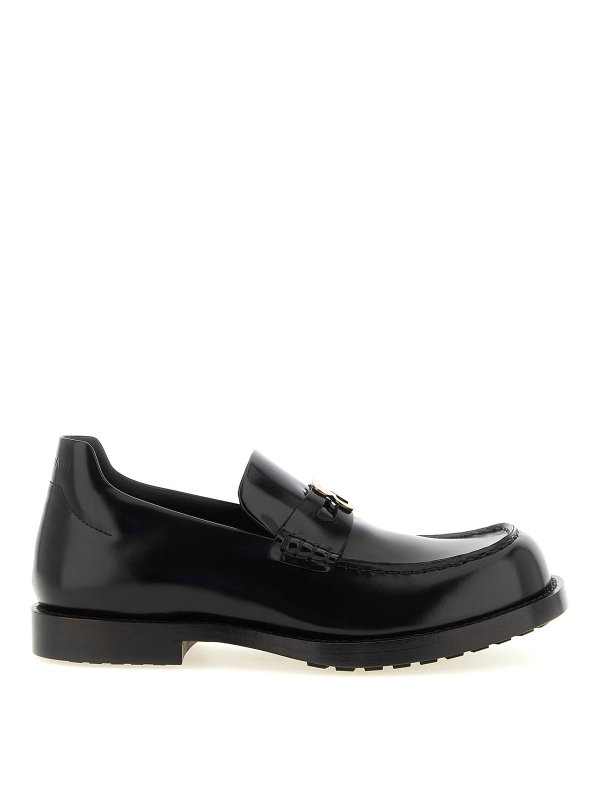 BALENCIAGA: ロファー＆スリッパ - ローファー - 黒