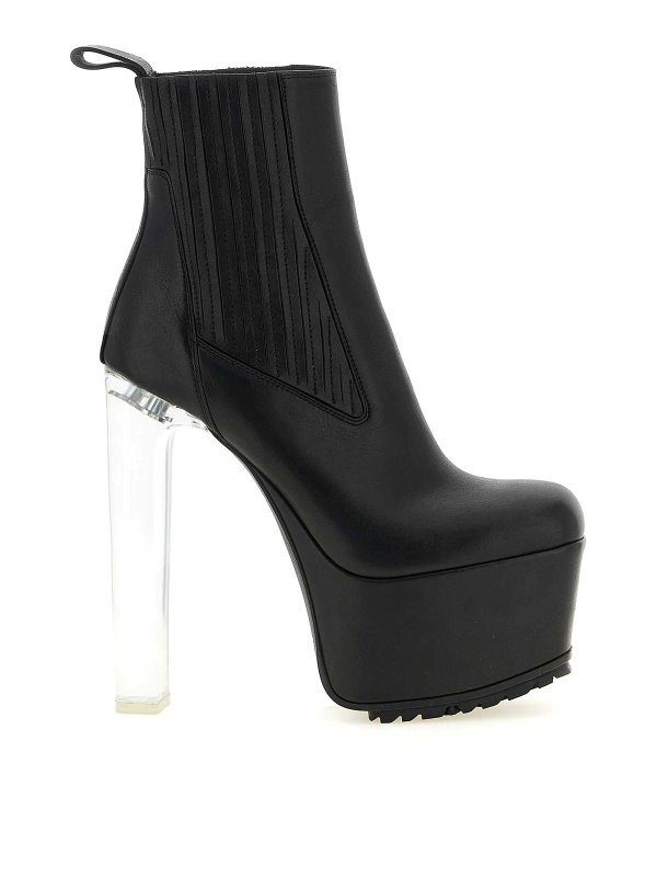 RICK OWENS: ブーティー - アンクルブーツ - 黒