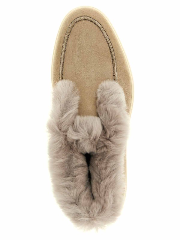 アンクルブーツ - ベージュ shop online: SANTONI