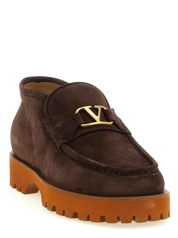 VALENTINO GARAVANI: ブーティー online - アンクルブーツ - ブラウン