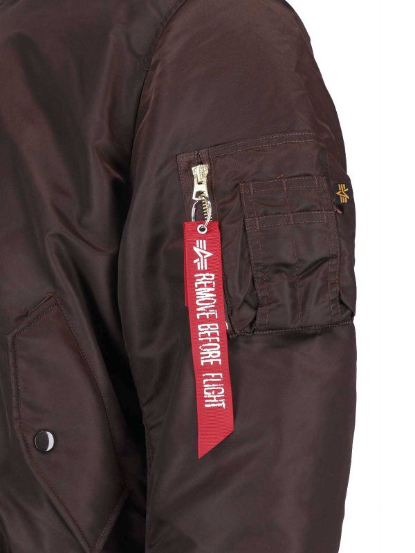 ALPHA INDUSTRIES buy online ボンバージャケット - ブラウン