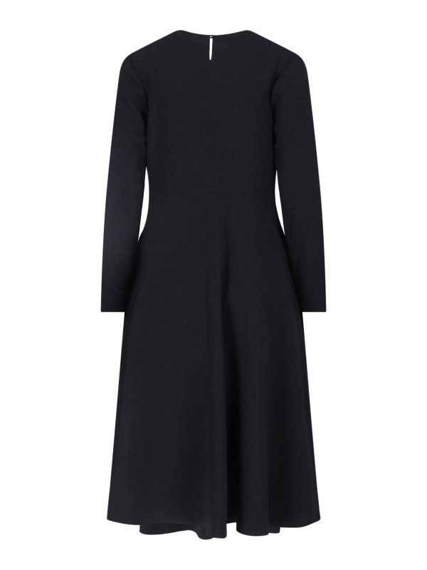 ASPESI: Knielange Kleider online - Knielanges Kleid - Schwarz