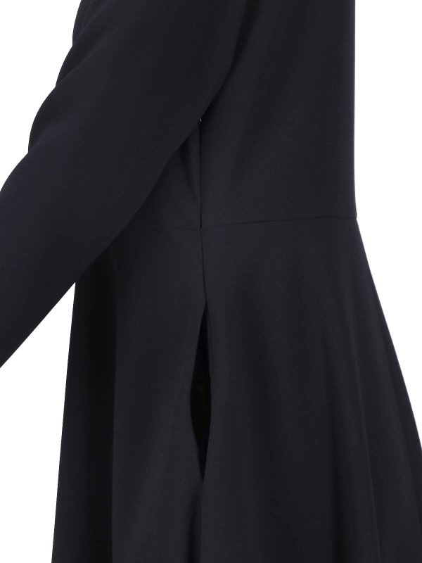 The Best Shops ASPESI: Knielange Kleider - Knielanges Kleid - Schwarz