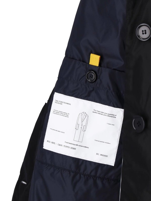 Single-breasted coat shop online: ASPESI
