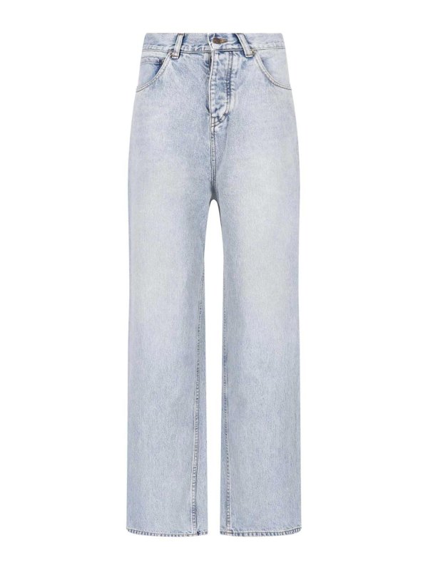 BALENCIAGA: Straight Leg Jeans - Straight Leg Jeans - Hellblau