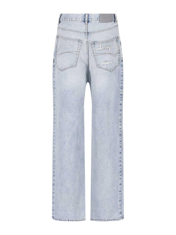 BALENCIAGA: Straight Leg Jeans online - Straight Leg Jeans - Hellblau
