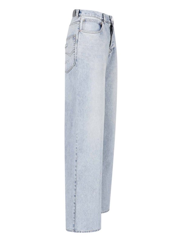 The Best Shops BALENCIAGA: Straight Leg Jeans - Straight Leg Jeans - Hellblau