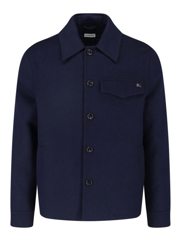 BURBERRY: blazers - Wool Button Jacket
