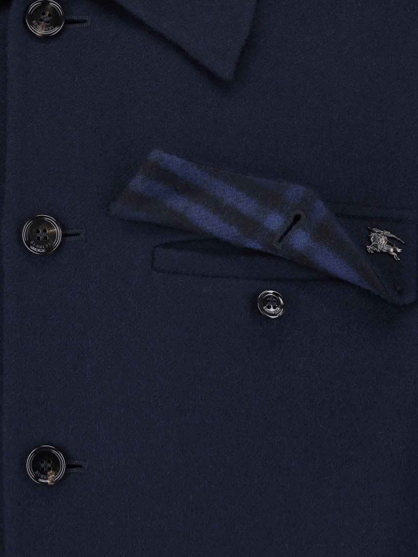 The Best Shops BURBERRY: blazers - Wool Button Jacket