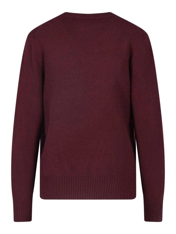 BURBERRY: クルーネック online - クルーネック - 赤