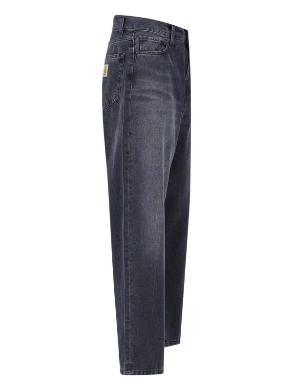 The Best Shops CARHARTT: Straight Leg Jeans - Straight Leg Jeans - Schwarz