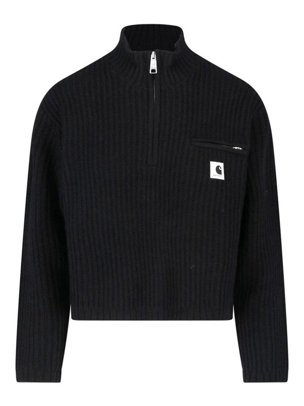 CARHARTT: クルーネック - クルーネック - 黒