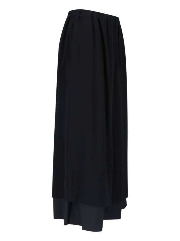 The Best Shops COMME DES GARCONS: Knielange und Midi Röcke - Midirock - Schwarz